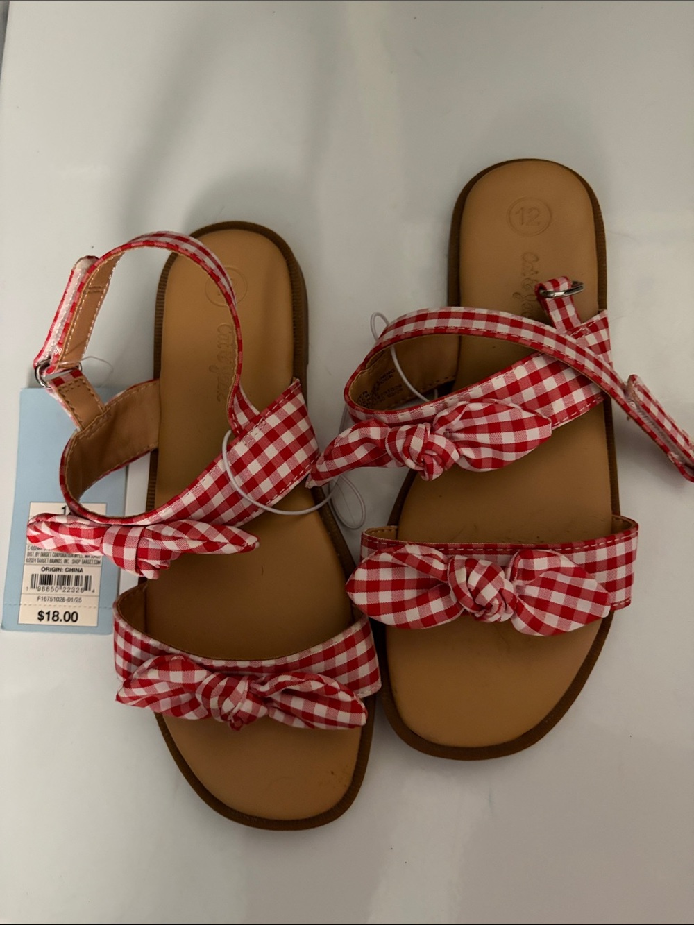 😇 4/ $45 Cat & Jack Sandals Girls - Picture 2 of 6